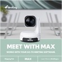 BirdDog Max 4K UHD PTZ Kamera - 12x Zoom Mavi