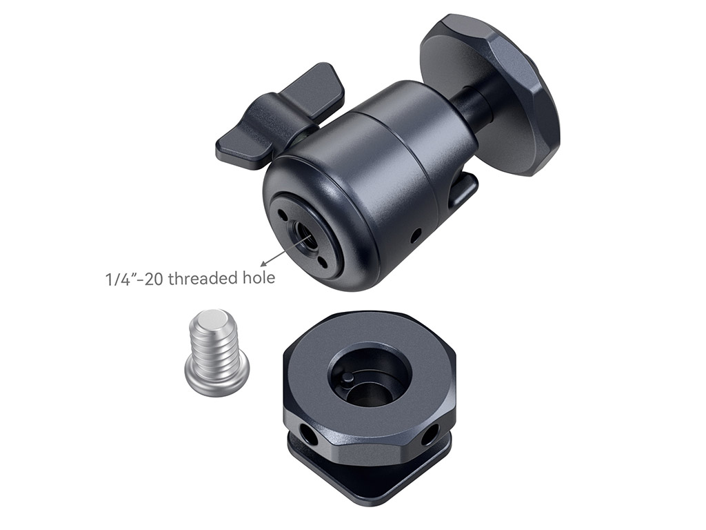 2948B Cold Shoe Uyumlu Çiftli Mini Monitör Tutucu