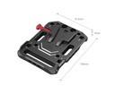 2988 V-Mount Pil Bağlantı Aparatı