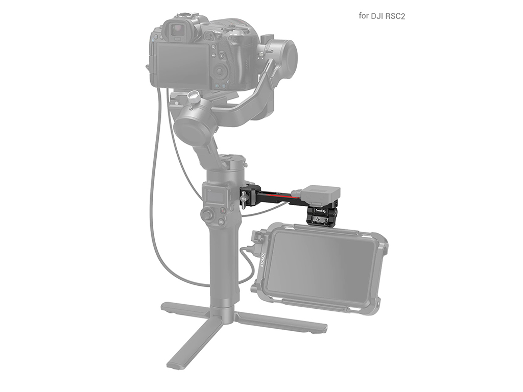 3026 DJI Gimbal için NATO Kelepçeli Monitör Montaj Desteği
