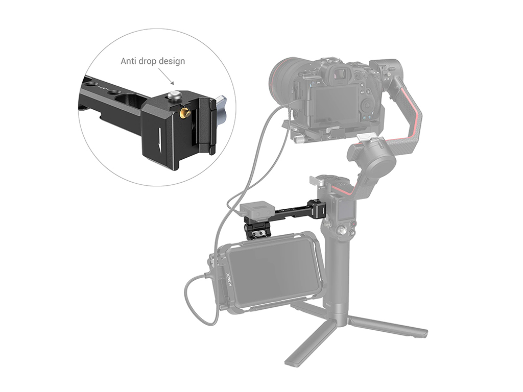 3026 DJI Gimbal için NATO Kelepçeli Monitör Montaj Desteği