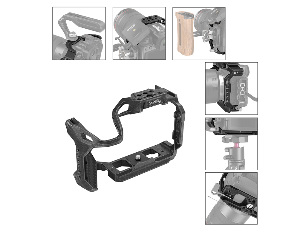 3233B Canon R5 C Uyumlu ''Black Mamba'' Serisi Kafes