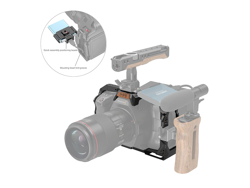 3270 BMPCC 6K Pro / 6K G2 Uyumlu Kafes