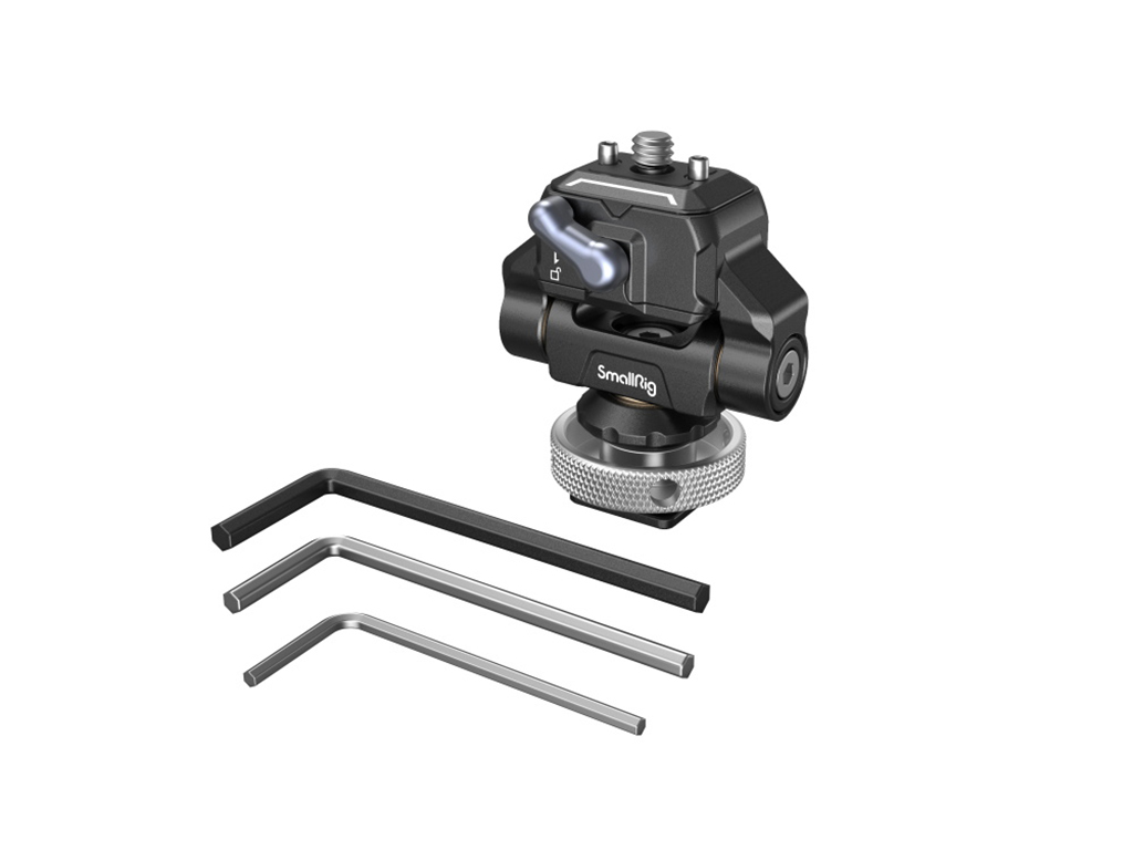 3514C Cold Shoe Yuvalı Hawklock Monitör Montaj Aparatı