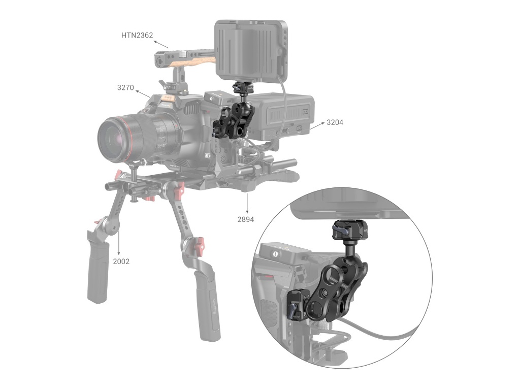 3515C Ball Head Magic Arm
