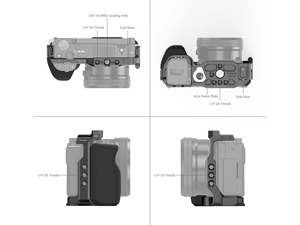3538 Sony ZV-E10 İçin Kafes