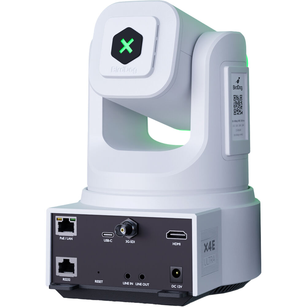 BirdDog X4E Ultra 4K PTZ Kamera AI Takip (Beyaz)