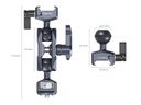 3875 Nato ARRI Bağlantılı Çift Başlıklı Magic Arm