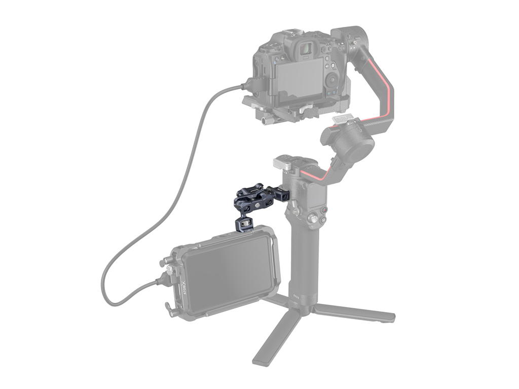 3875 Nato ARRI Bağlantılı Çift Başlıklı Magic Arm
