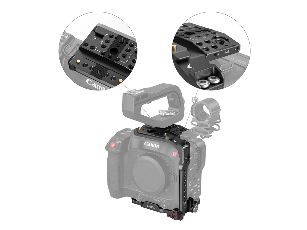 3899 Canon C70 Uyumlu Tutma Kollu Kafes Kiti