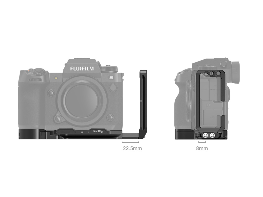 3928 Fujifilm X-H2S Uyumlu L Braket