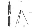 4059 AP-20 Karbon Fiber 12kg Taşıma Kapasiteli Fotoğraf Tripodu
