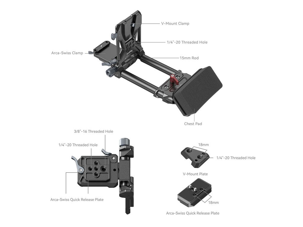 4063 Kompakt V-Mount Plaka Sistemi
