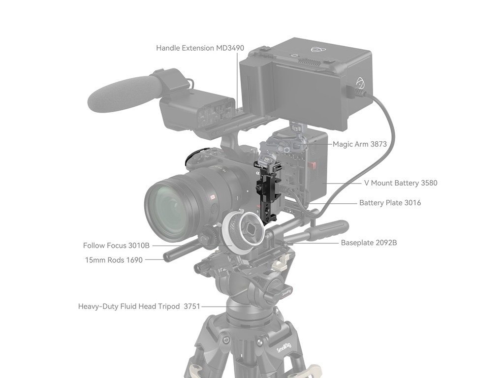 4183 Sony FX30 / FX3 Uyumlu Kafes