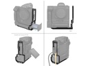 4203 Fujifilm GFX100II için Battery Grip Uyumlu L Braket
