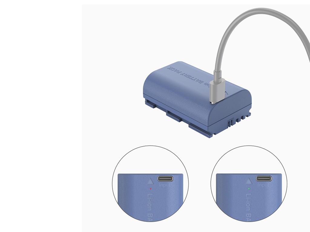4264 Canon LP-E6NH USB-C Batarya