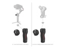 4329 DJI RS Serisi için Follow Focus Özelliğine Sahip Kumanda Kolu
