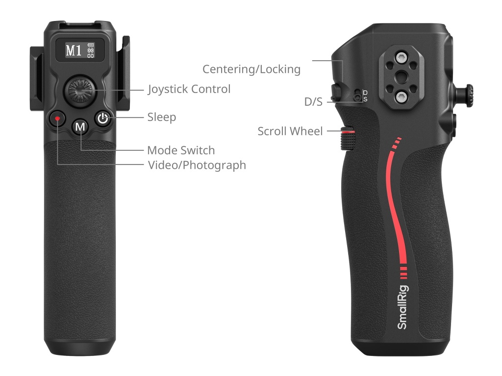 4329 DJI RS Serisi için Follow Focus Özelliğine Sahip Kumanda Kolu