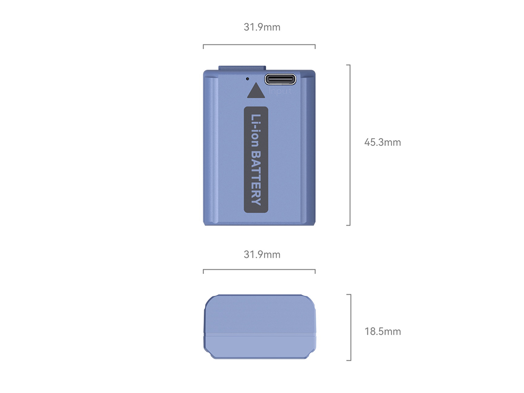 4330 Sony NP-FW50 USB-C Batarya