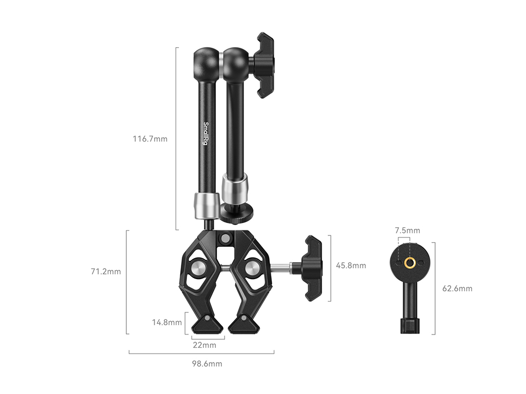 4454 Clamp Uçlu Çok Amaçlı Magic Arm