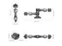 4490 H21 Hawklock Rosette Hızlı Çıkartılabilen Magic Arm