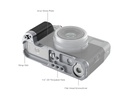 4555 Fujifilm X100VI Uyumlu Gümüş L Braket