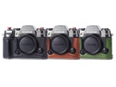 4709 Fujifilm X-T50 Uyumlu Siyah Deri Kılıf
