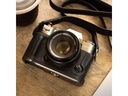 4709 Fujifilm X-T50 Uyumlu Siyah Deri Kılıf
