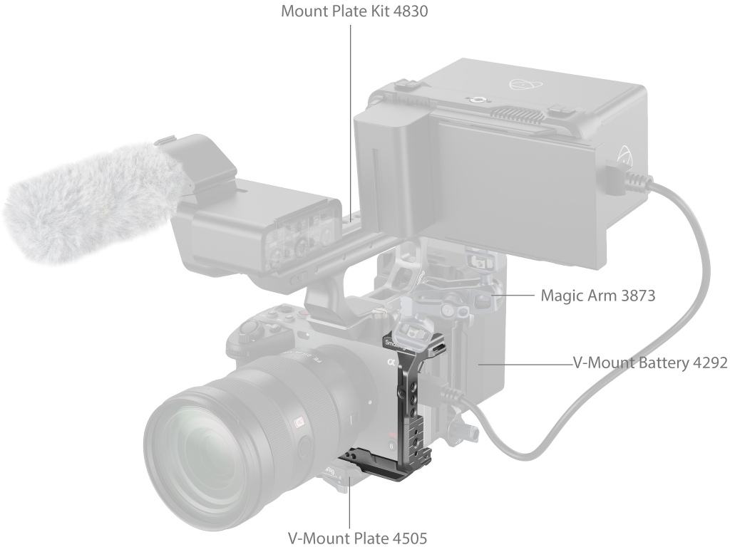 4772 Sony FX3 ve FX30 Uyumlu Kafes