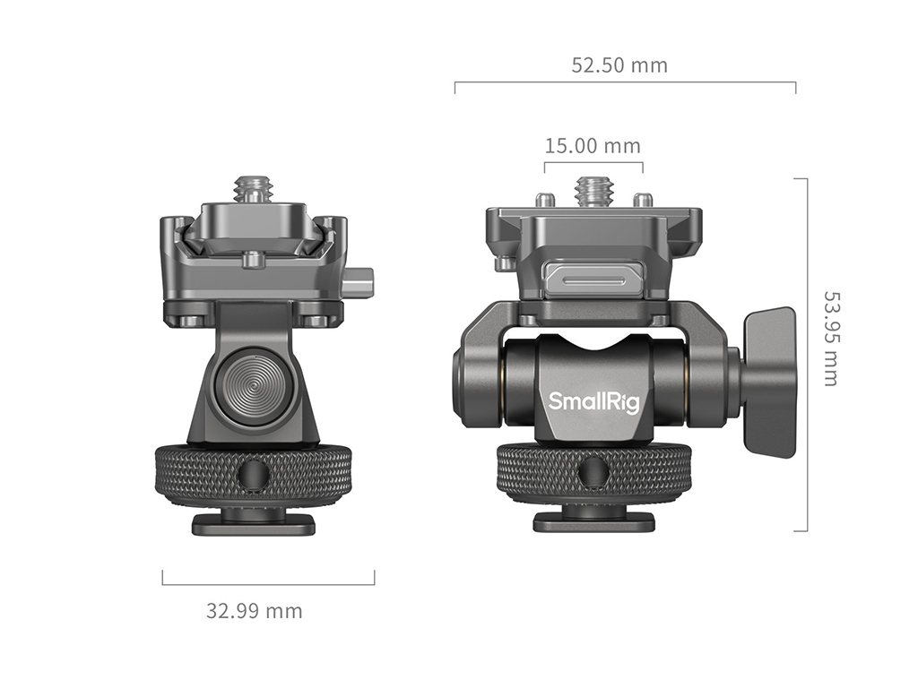 4888 H21 Cold Shoe Uyumlu Hawklock Monitör Tutucu Aparat
