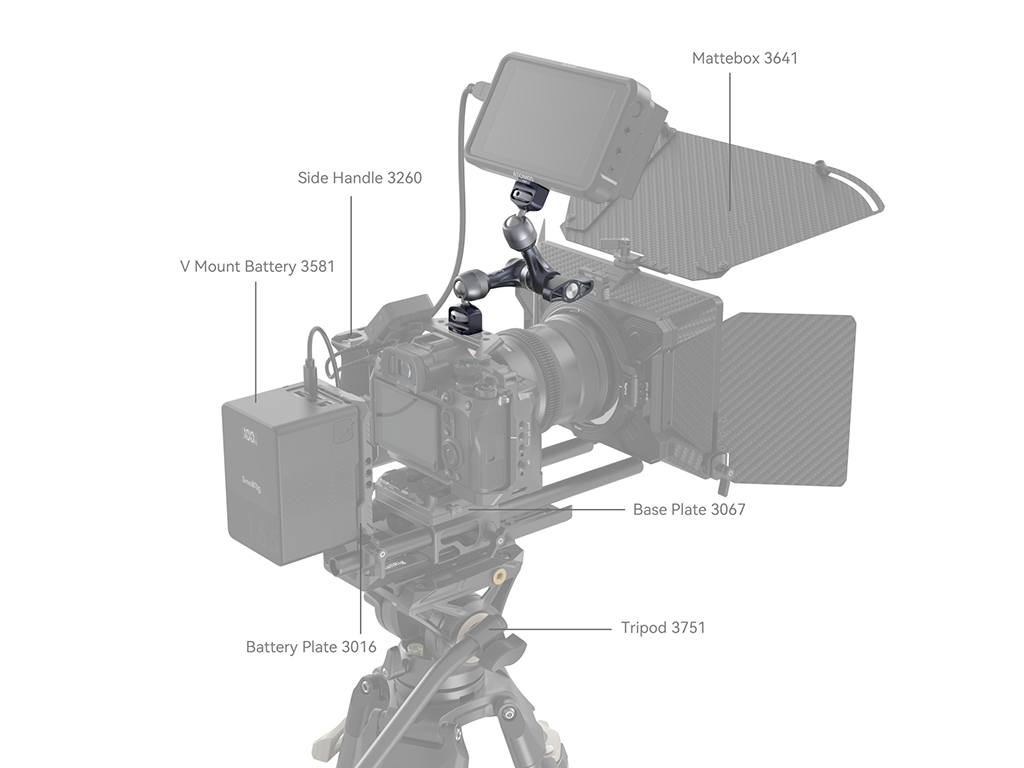 4899 ARRI Bağlantılı Magic Arm (7")