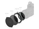 4781 82mm Manyetik Bağlantı Adaptörlü UV & VND Filtre Kiti