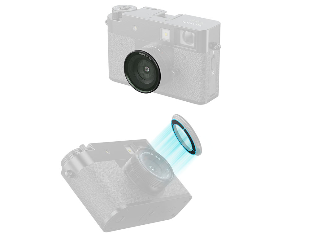 5214 Fujifilm X-Half Uyumlu Siyah UV Filtre
