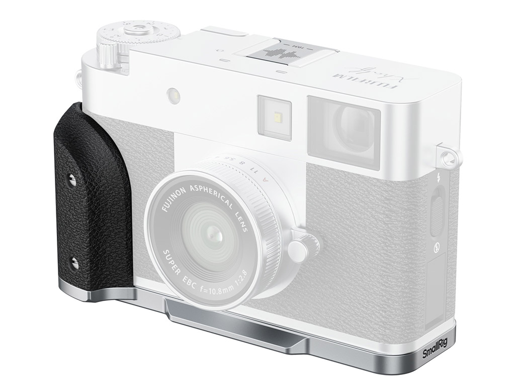 5216 Fujifilm X-Half Uyumlu Gümüş Silikon L Braket
