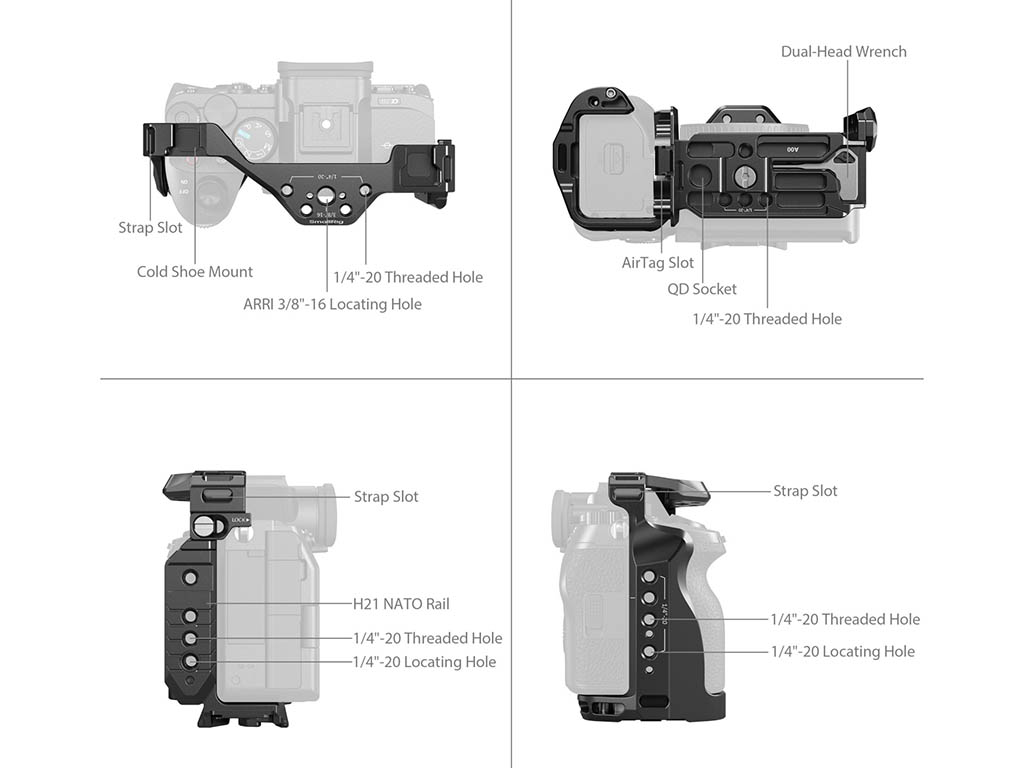 5583 Sony A7R V / A7 IV / A7S III Uyumlu Kafes
