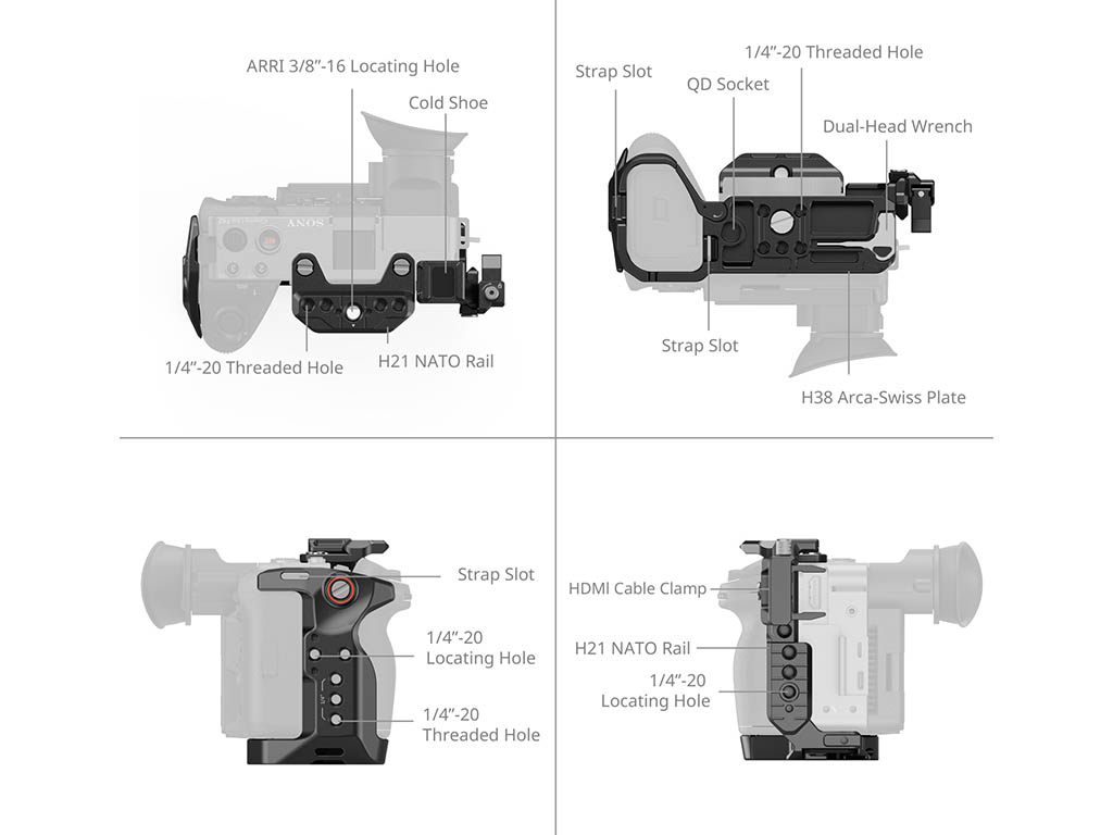 5590 Sony FX2 Uyumlu Kafes Kiti