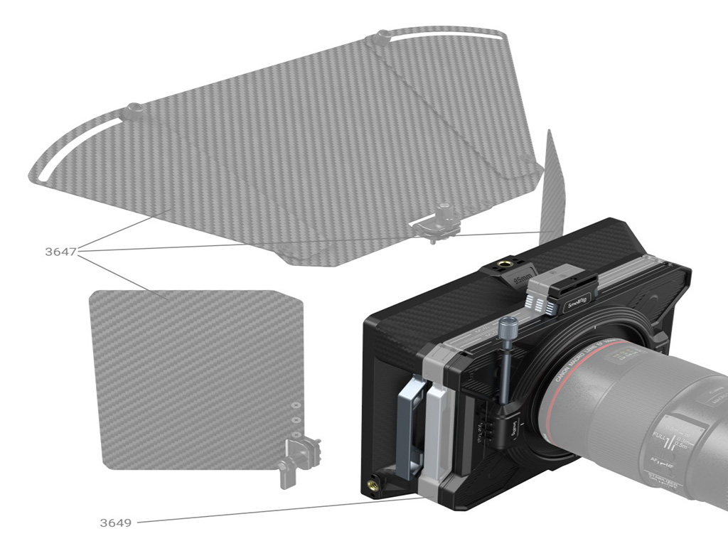 3556 95mm Modüler Matte Box Basic Kit