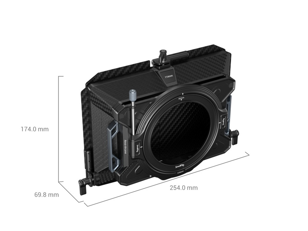 3641 Çok Fonksiyonlu 114mm Modüler Matte Box Basic Kit