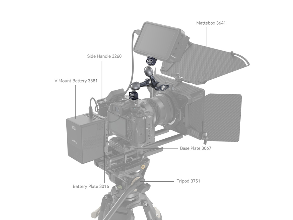 4194 ARRI Bağlantılı 7" Magic Arm