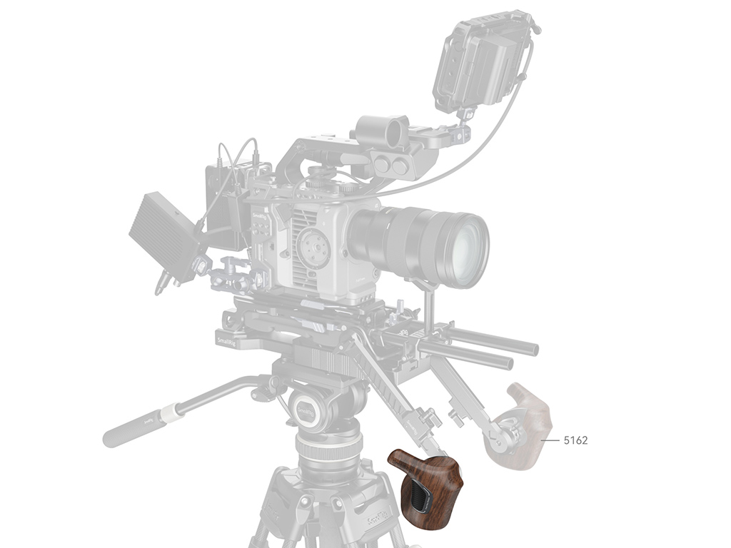 5162 ARRI Bağlantılı Ahşap Yan Tutma Kolu (Sol)