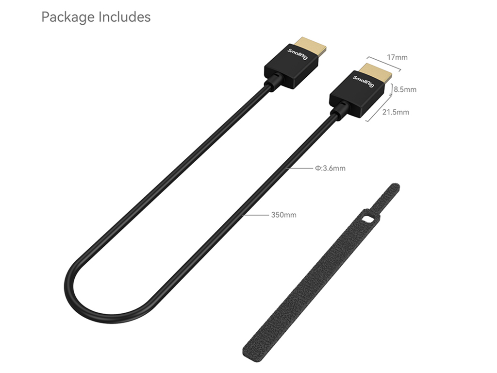 2956B 35cm 4K HDMI Kablo (A-A)