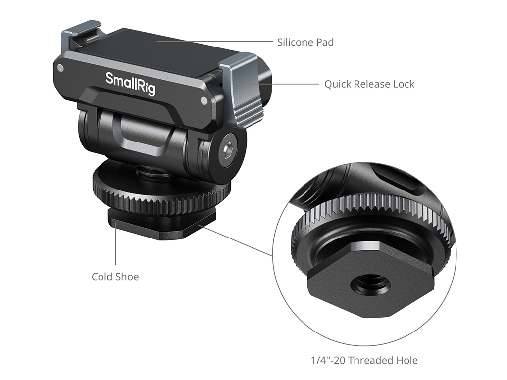 5436 DJI OSMO 5 / 4 / 3 için Hızlı Sökme Plakası