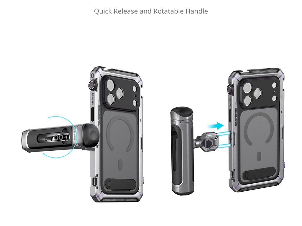 5585 Megatron Edition iPhone 17 Pro Uyumlu Dual Handle Kit