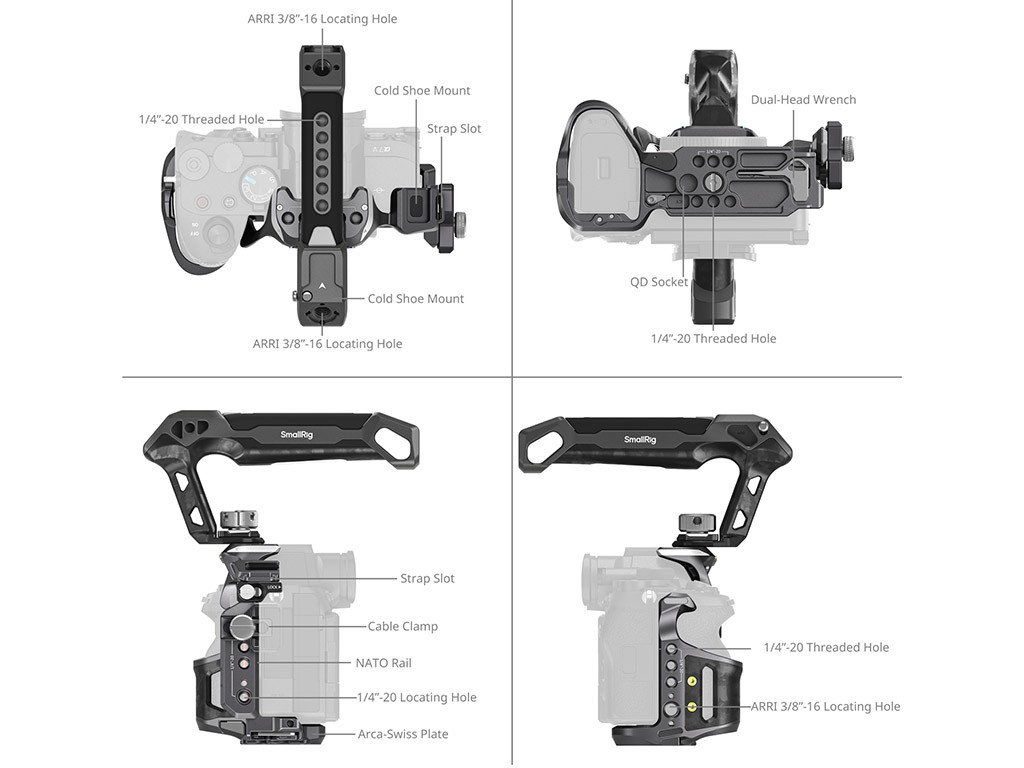 6030 Sony A7 V / A7 IV Uyumlu Kafes Kiti