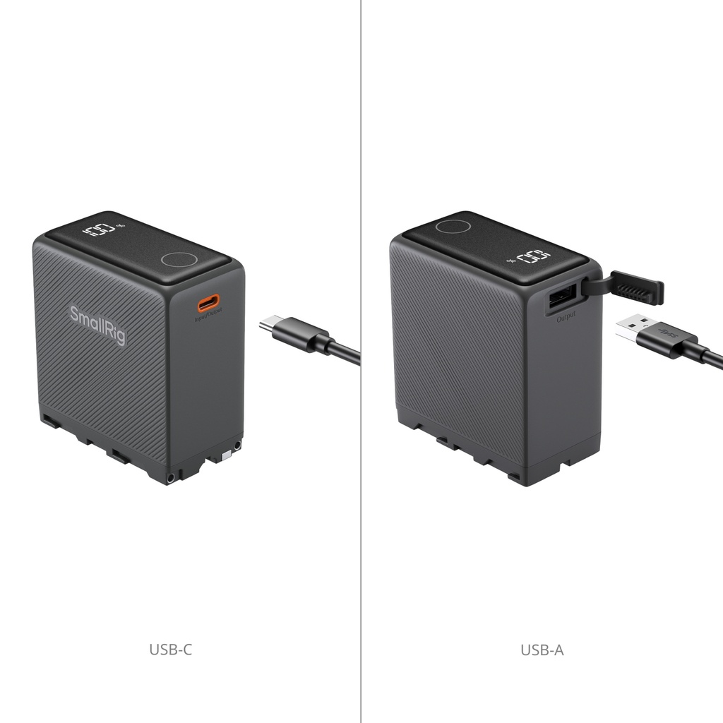 5729 Sony NP-F970 USB-C Uzun Ömürlü Kamera Bataryası