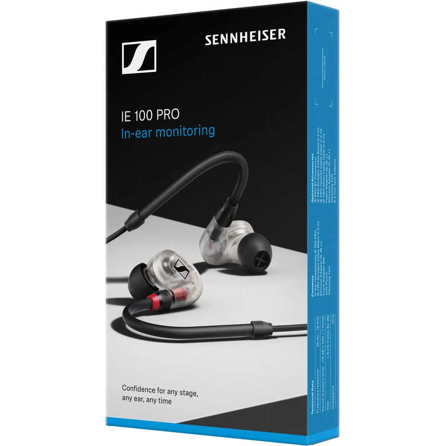 Sennheiser IE 100 PRO Kulak İçi Monitör Kulaklık (Şeffaf)