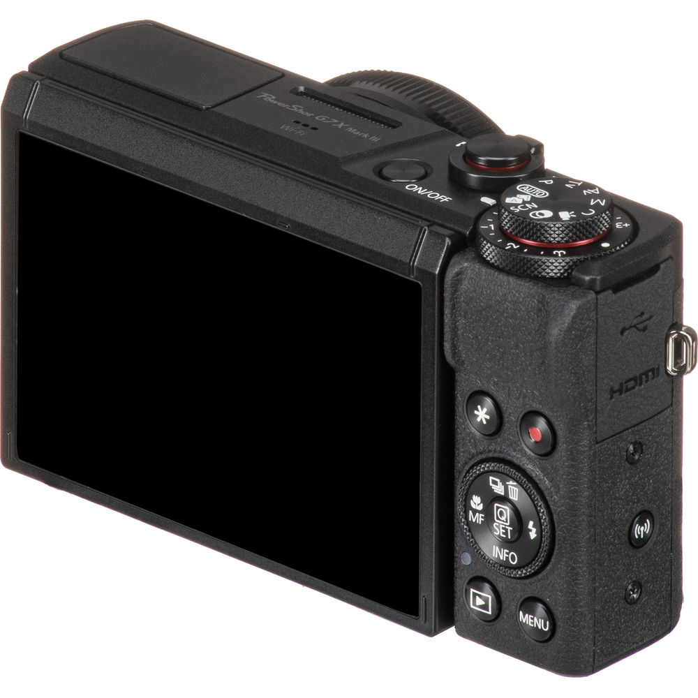 Canon PowerShot G7X Mark III Kompakt Dijital Kamera - Siyah
