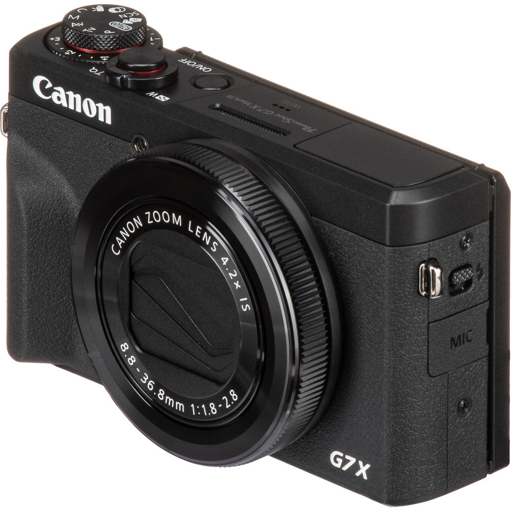 Canon PowerShot G7X Mark III Kompakt Dijital Kamera - Siyah