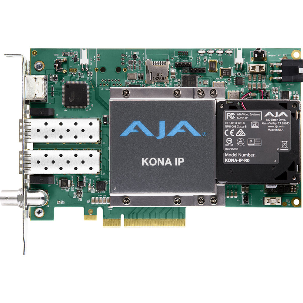 AJA KONA IP 8-Lane PCIe 2.0 Video ve Ses Giriş/Çıkış Kartı / KONA-IP-R0