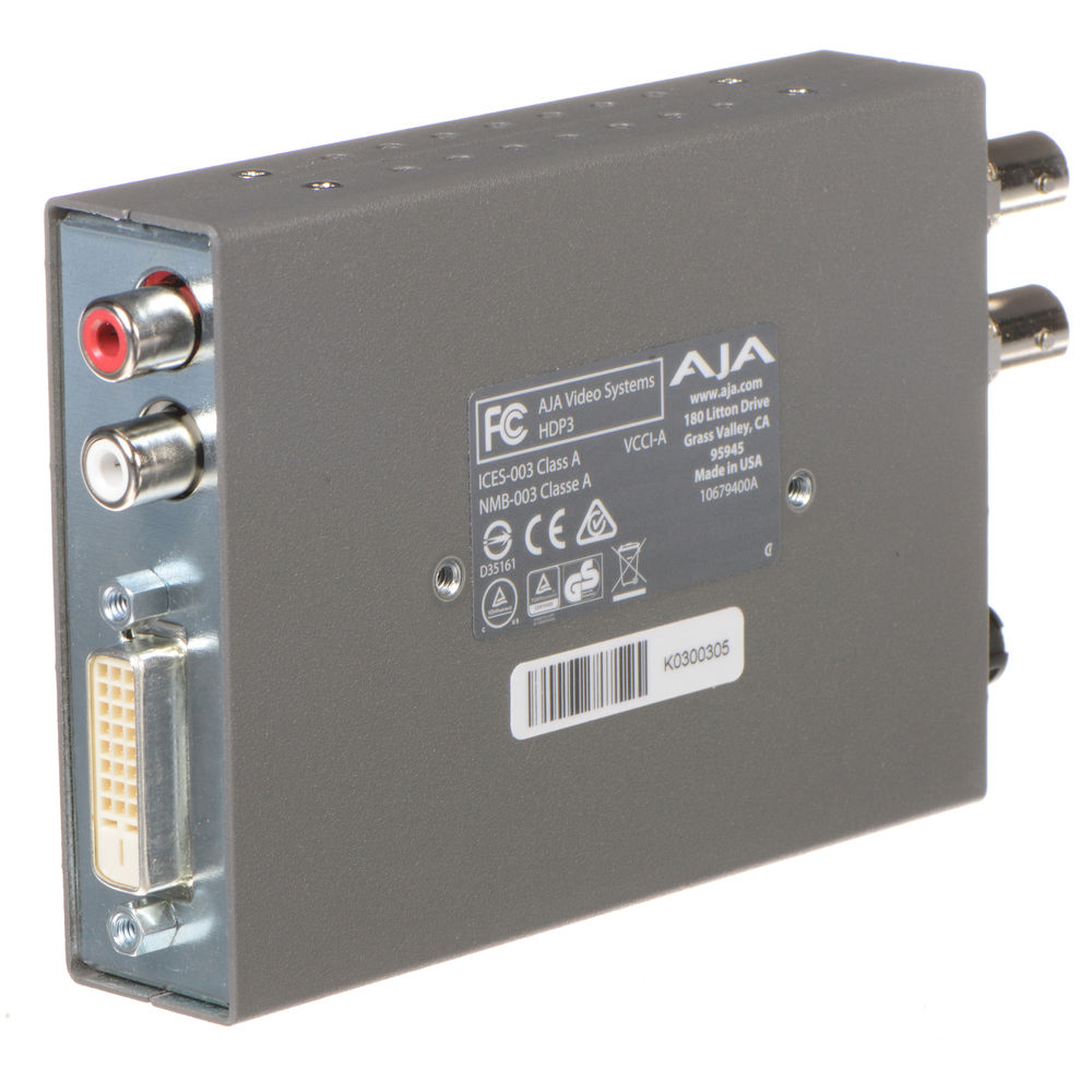 AJA HDP3 3G-SDI - DVI-D ve Ses Dönüştürücü
